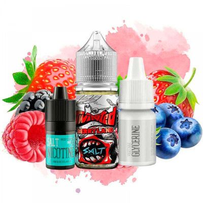 Twisted Berryland 30мл — Набор для самозамеса (солевой никотин)