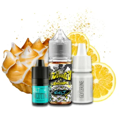 Twisted Lemon Pie 30мл — Набор для самозамеса (солевой никотин)