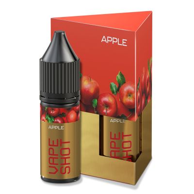 Vape Shot Apple 10мл — Набор для самозамеса (солевой никотин)