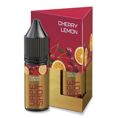 Vape Shot Cherry Lemon 10мл — Набір для самозамісу (сольовий нікотин)