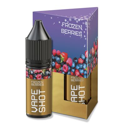 Vape Shot Frozen Berries 10мл — Набір для самозамісу (сольовий нікотин)
