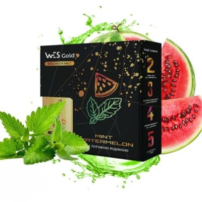 WES Gold Mint Watermelon 30мл — Набор для самозамеса (солевой никотин)