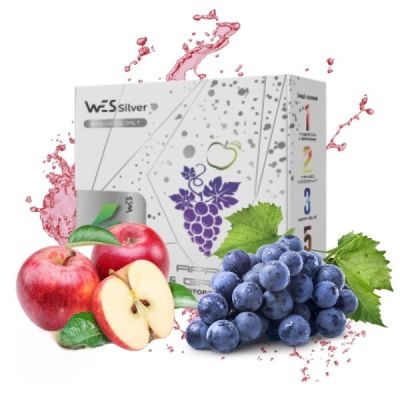 WES Silver Apple Grape 30мл — Набор для самозамеса (солевой никотин)