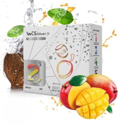 WES Silver Mango Coconut 30мл — Набор для самозамеса (солевой никотин)