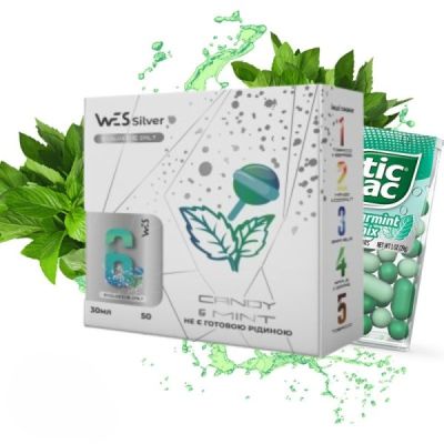 WES Silver Mint Candy 30мл — Набор для самозамеса (солевой никотин)