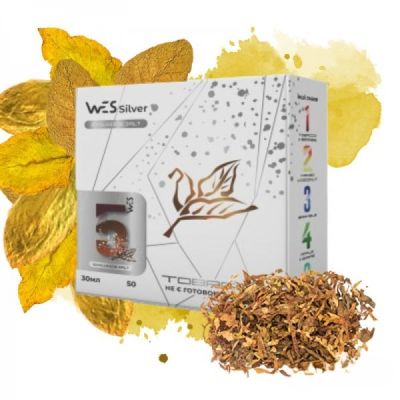 WES Silver Tobacco 30мл — Набор для самозамеса (солевой никотин)