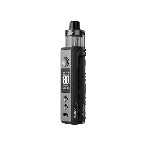 Voopoo Drag Х2 — Стартовый набор , Grey Metal