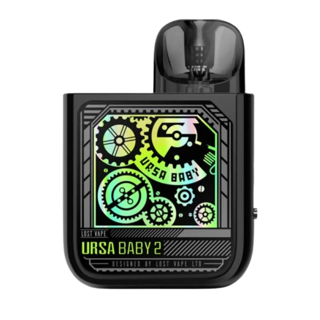 Lost Vape Ursa Baby 2 — POD система, Pop Black x Time Gear